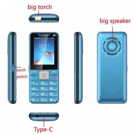 oem basic 4g button keypad feature simple mobile phone