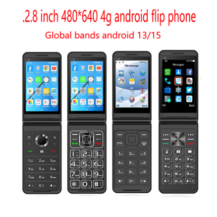 oem 4g android keypad flip phone