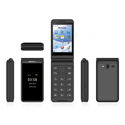 odm 4g android flip phone