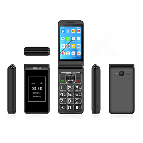 odm 4g android flip phone